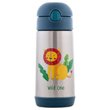 Stephen Joseph Zoo Double Wall Insulated Stainless Steel Bottle 350ml