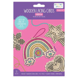 Stephen Joseph Wooden Lacing Card - Rainbow