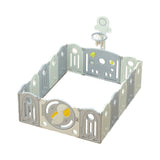 Lovely Baby Kids Astronaut Playpen With Basketball Hoop - 16pcs