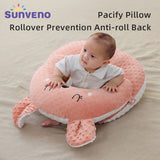 Sunveno Baby Anti-Reflux Feeding Pillow with C Shapped Seating Pillow - Pink