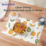 Sunveno Baby Feeding Disposable Travel Multipurpose Placemats - 20 Pcs