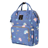 Sunveno Unicorn Diaper Bag with USB - Blue