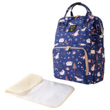 Sunveno Dream Sky Diaper Bag with USB Charging Port and Changing Mat - Blue