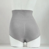 Sunveno High Waist Maternity Belly Support Cotton Panties - Grey