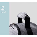 Sunveno Space Insulated Office Lunch Bag - Grey