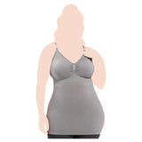 Sunveno Maternity Nursing Tank Top - Grey