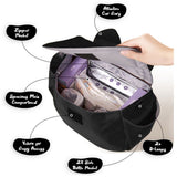 Sunveno Meow Stroller Diaper Bag - Black
