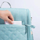 Sunveno Portable Baby Bed And Bag - Sea Green