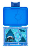 Yumbox 3 Compartments Snack Box - Surf Blue Shark