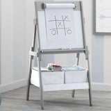 Delta Children Classic Kids Whiteboard / Dry Erase Easel - Dark Chocolate