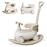 Teknum 5-In-1 Rocking Horse - White