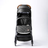 Teknum SLD Travel Lite Stroller With Sunveno Styler Fashion Diaper Bag - Black
