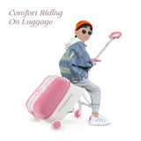 Teknum 3-in-1 Ride On Suitcase With Detachable Trolley - Panda