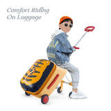Teknum 3-in-1 Ride On Suitcase With Detachable Trolley - Tiger
