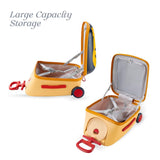 Teknum 3-in-1 Ride On Suitcase With Detachable Trolley - Tiger