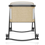 Teknum 3-in-1 Baby Cot/Cradle With Mosquito Net & Wheels – Ivory