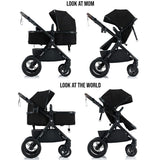 Teknum 3-in-1 Compacto Travel Stroller - Black