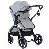 Teknum Travel System With 3In1 Prime Stroller, Adaptor And Infant Car Seat -Gray