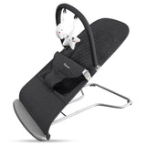 Teknum 3-Stage Baby Bouncer/ Recliner Seat - Black