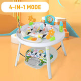 Teknum 4-in-1 Activity Jumper Convertible To Feeding Chair/ Drawing Table/ Playing Station - White