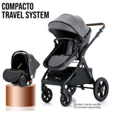 Teknum Compacto Baby Car Seat - Black