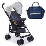 Teknum Eco Stroller And Bag Combo Set - Yellow Wave