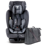 Teknum Evolve 2 Car Seat For 0Y-12Y With Grey Dad'S Diaper Hand Bag - Dark Grey