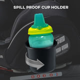 Teknum Evolve 360 Car Seat (0Y-12Y) With Sunveno Fashion Diaper Bag - Black