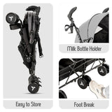 Teknum Twin Stroller Fellow - Grey