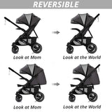 Teknum Reversible Moon Walk Stroller - Black