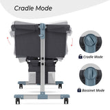 Teknum Bedside Crib - Dark Grey