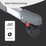 Teknum Bedside Crib - Dark Grey