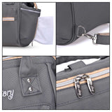 Teknum Pack And Go Foldable Car Seat With Ace Diaper Bag - Grey