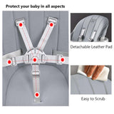 Teknum Premium Dual Height Wooden High Chair - Grey