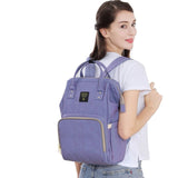 Teknum Reversible Look At Me Stroller Khaki With Sunveno Diaper Bags - Light Blue