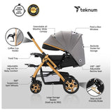 Teknum Reversible Trip 2 Stroller - Grey