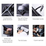 Teknum SLD Travel Lite Sunshine Gold Stroller -Black