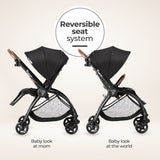 Teknum Stroll-2 Reversible Travel Stroller - Black