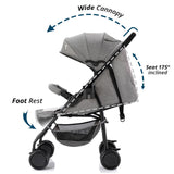 Teknum Trip Plus Stroller - Grey