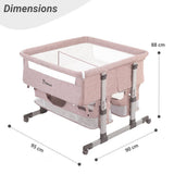 Teknum Twin Bedside Fellow - Ivory