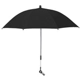 Teknum Universal Stroller Umbrella With Holder Clip Clamp - Black