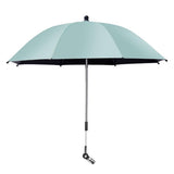 Teknum Universal Stroller Umbrella With Holder Clip Clamp - Green