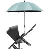 Teknum Universal Stroller Umbrella With Holder Clip Clamp - Green
