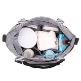 Teknum 3-in-1 Story Pram Stroller And Diaper Bag Bundle - Black