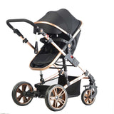 Teknum 3-in-1 Pram Stroller - Black