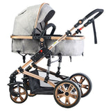 Teknum 3-in-1 Pram Stroller - Grey