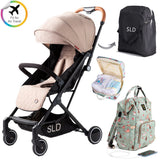 Teknum Travel Lite Stroller Khaki And Sunveno Green Dream Diaper Bag Set