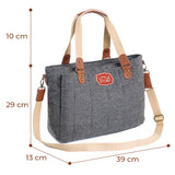 Teknum Trip Stroller Diaper Bag Combo - Grey