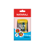 Nataraj Tiidy Up Sharpener & Eraser 2 In 1 Assorted Colours Single Unit Pouch