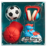 Tinc Boys Erasers - Pack Of 4